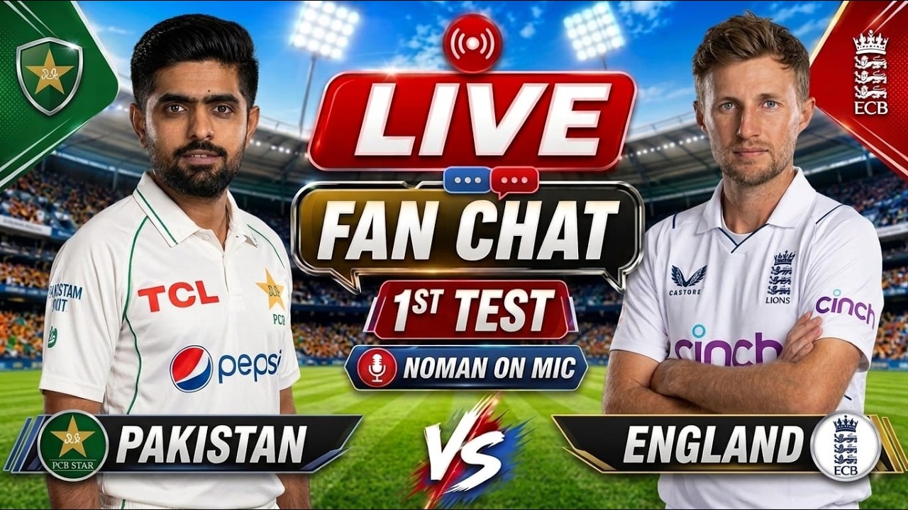 🔴 LIVE Pak vs Eng Day 3 1st Test Match Scores & Commentary | Live Match Today