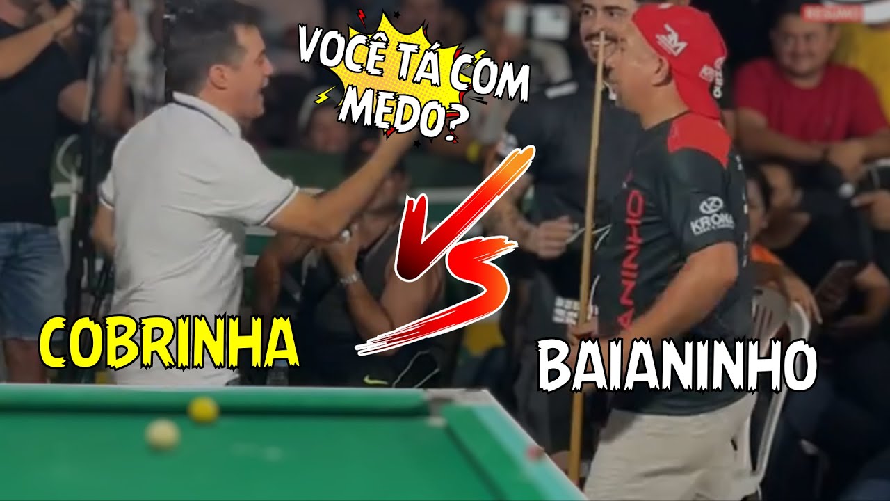 Baianinho de mauá quase perdeu a linha com o cobrinha