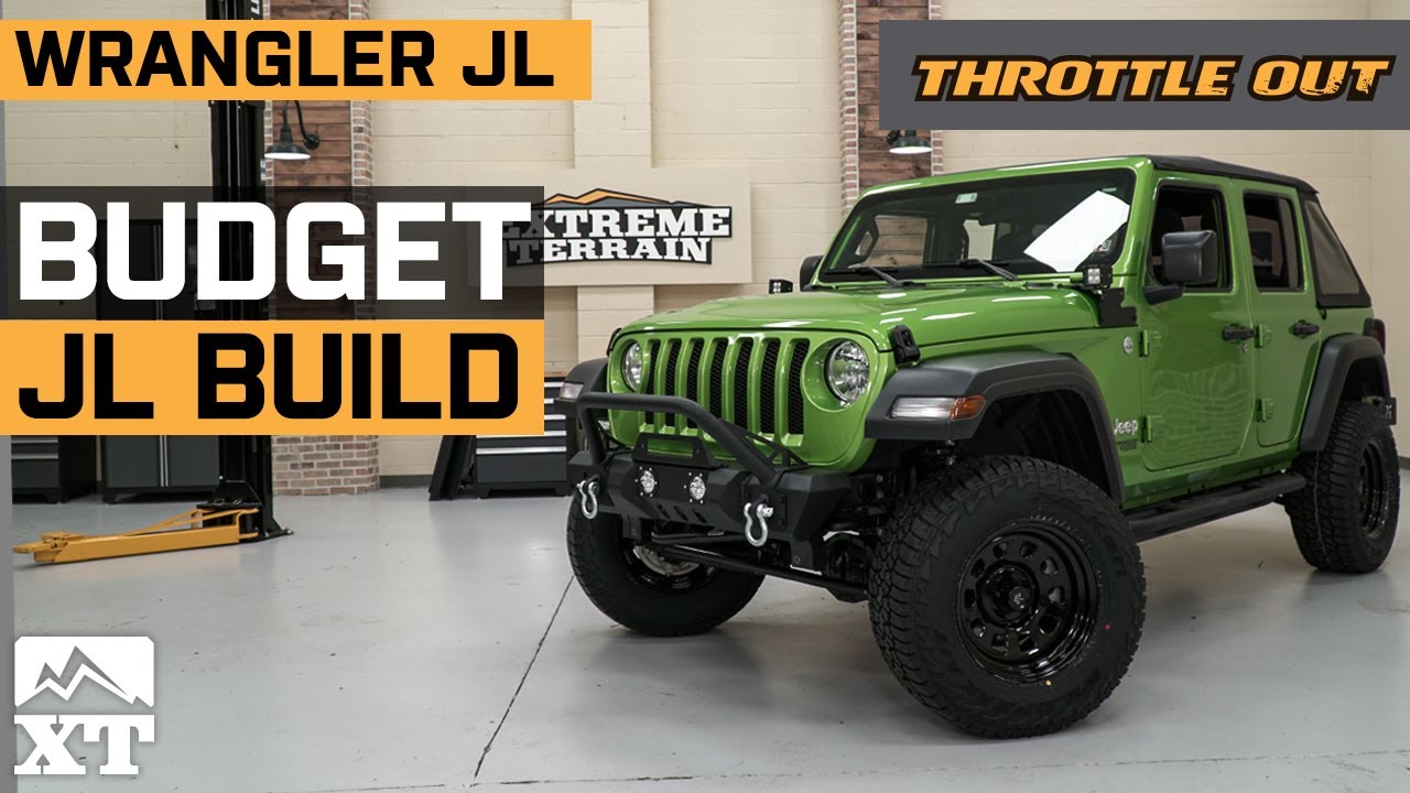 Lifted Jeep Wrangler JL Budget Build 🚙 | Daily Driven Custom Jeep Wrangler JL Build - Throttle Out