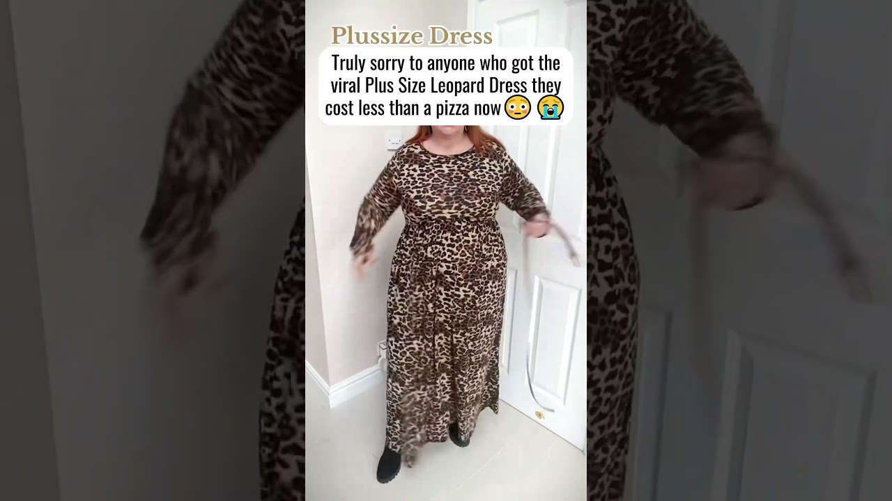 Bold Style: Leopard Print Dress for Plus Size 