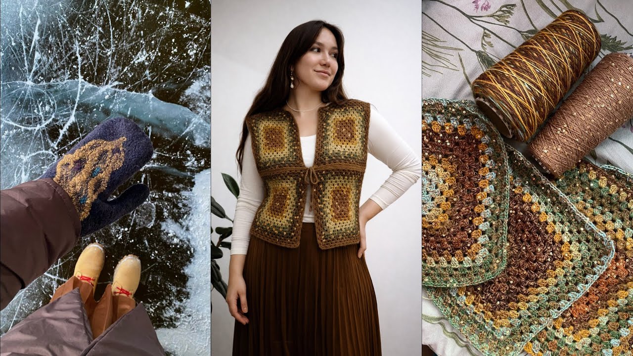 Вязальный влог #8  | Текущие процессы | Планы | Новая пряжа |