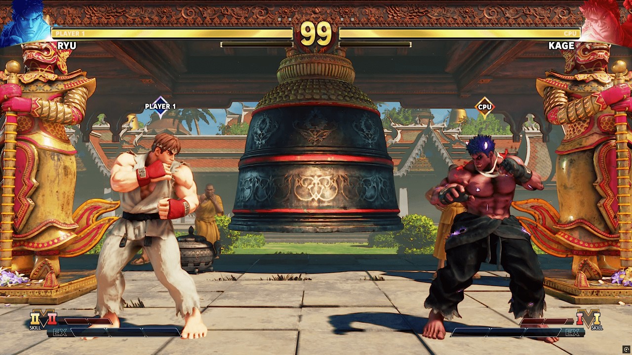 Рю против Злого Рю (Самый сложный уровень) - Street Fighter 5. | Эпическая битва