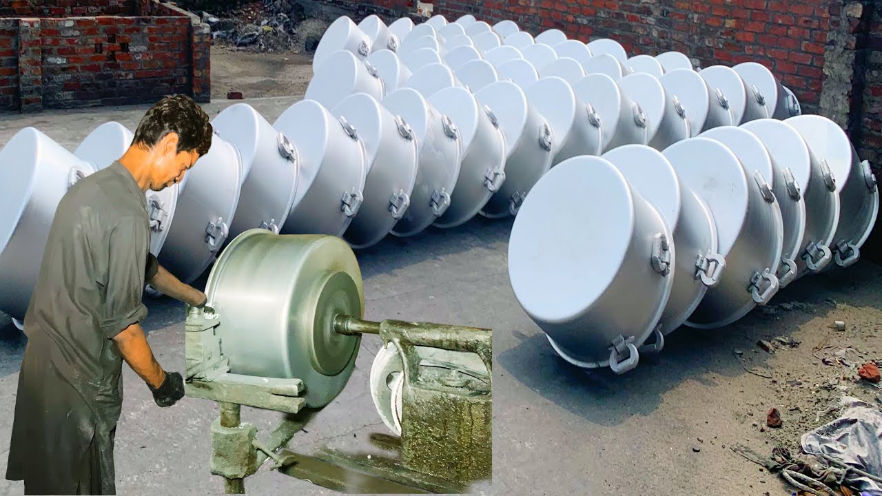 Ever Wondered how those Massive Aluminum Cooking Pots are made?