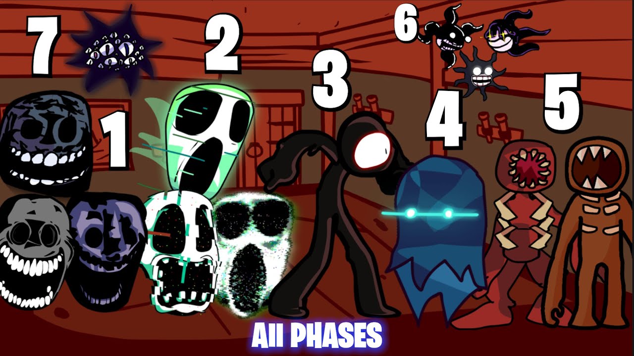 NEW UPDATE Roblox Doors ALL PHASES - Friday Night Funkin' (Roblox Doors)