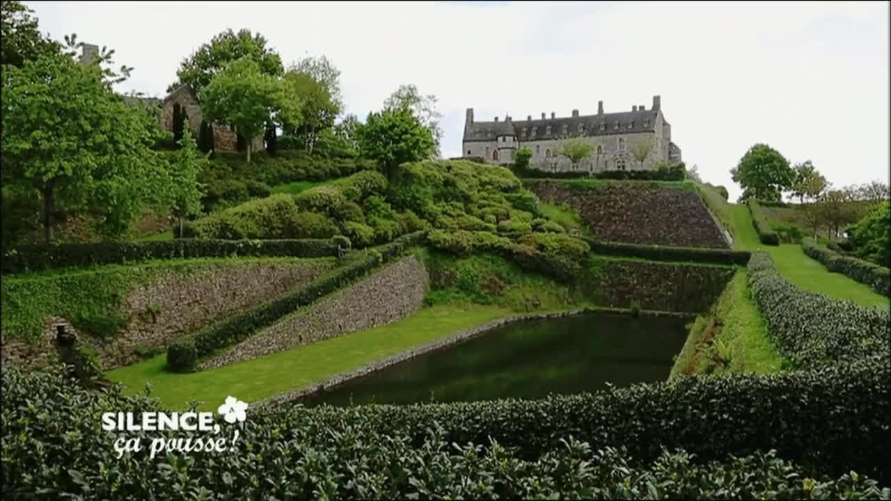 Visite du jardin du château de la Roche Jagu à Ploézal