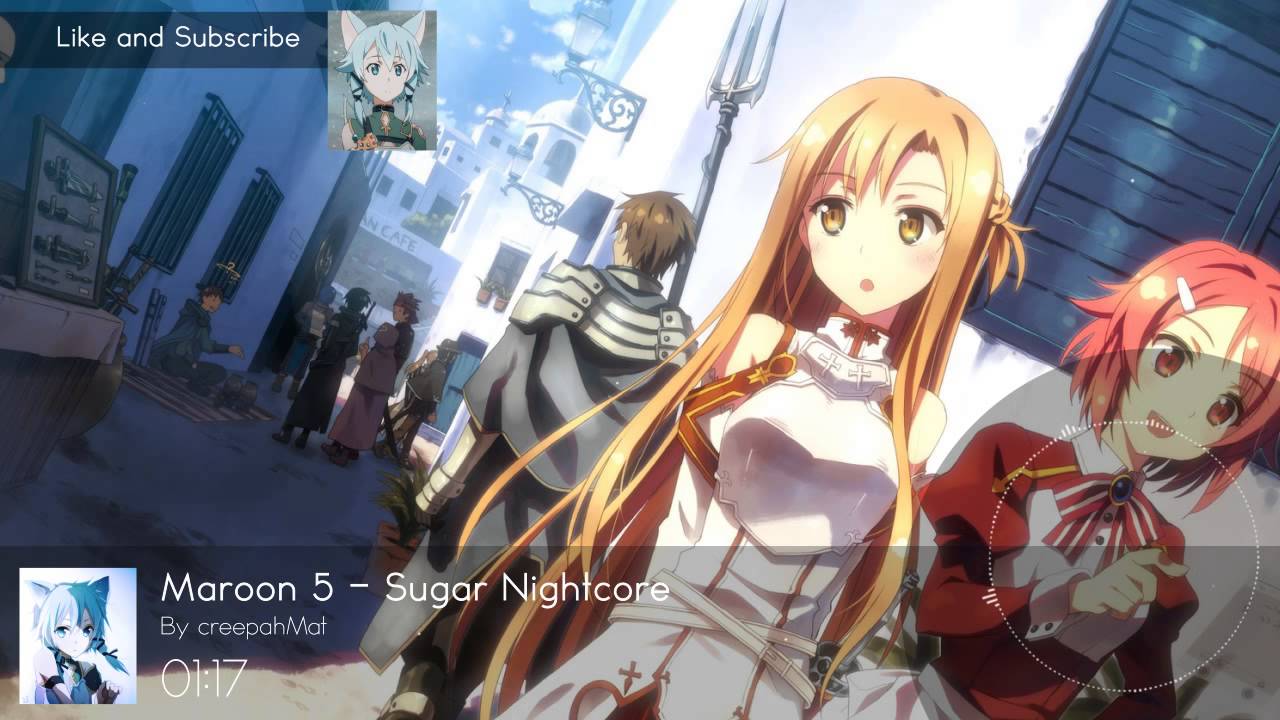 Nightcore - Sugar Maroon 5