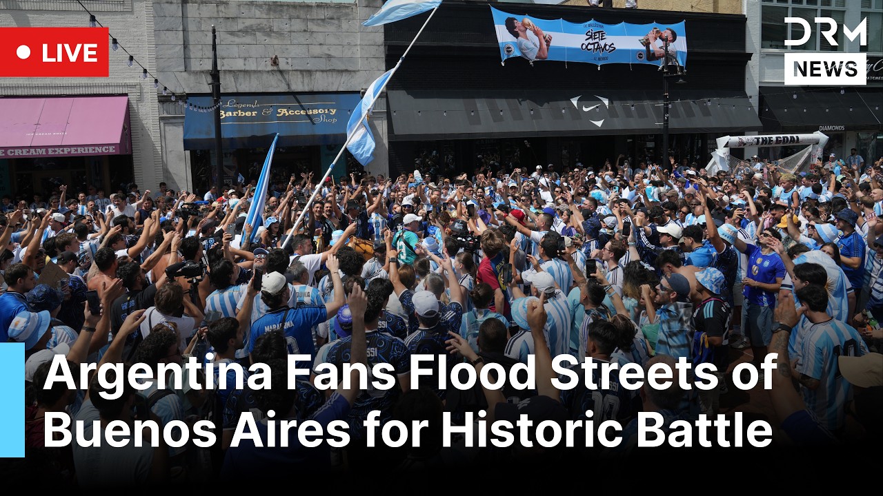 Argentina vs England LIVE: Argentina Fans Flood Streets of Buenos Aires for World Cup Clash | AD1G
