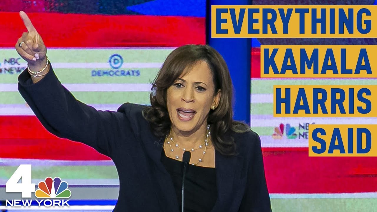 Everything Kamala Harris Said at the Democratic Debate, From Food Fights to Busing | NBC New York