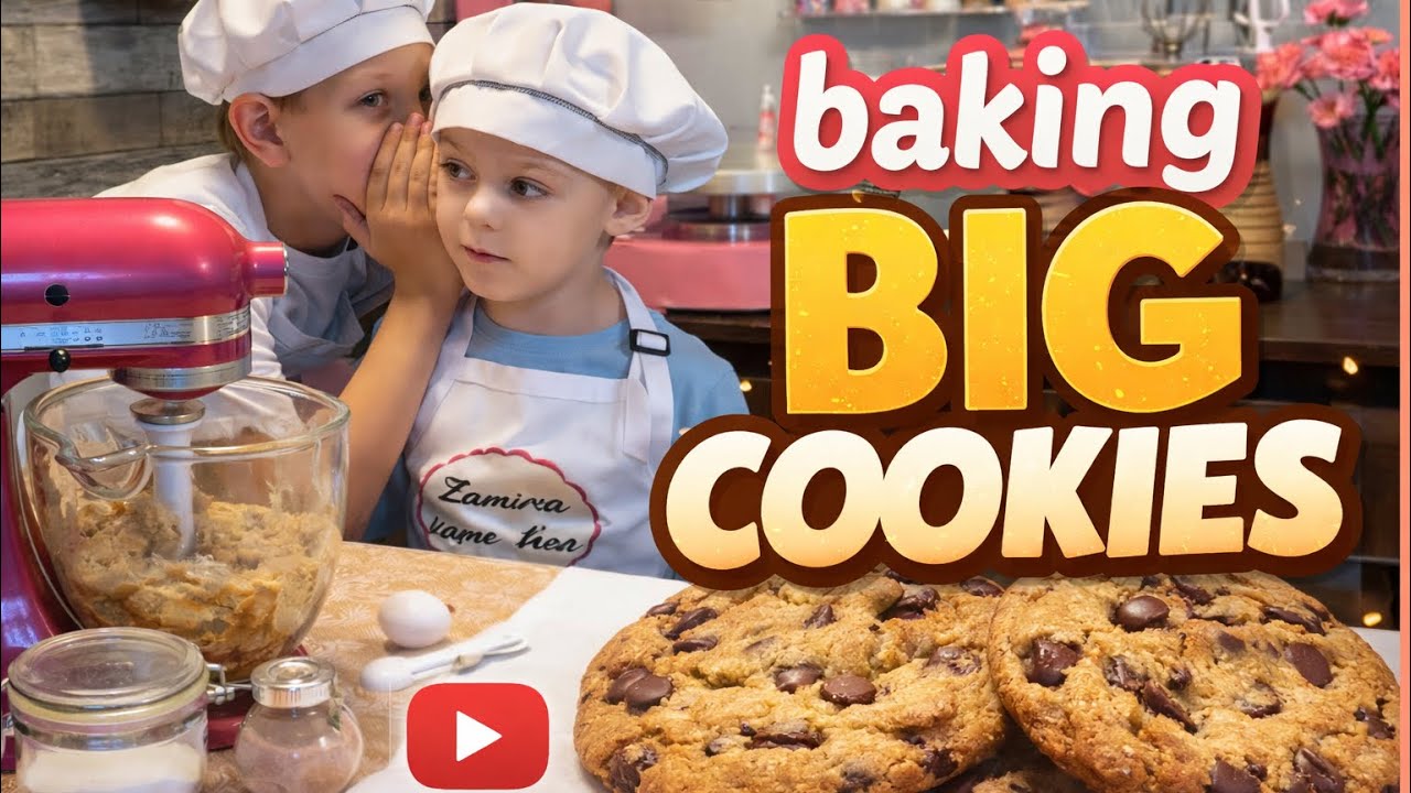 Let’s make some GIANT cookies with Zacchaeus and Zachariah! 