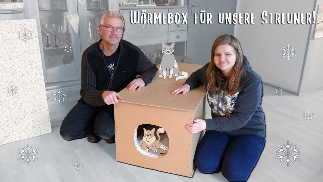 Wärmebox für Katzen bauen | Balkon Garten Tiere