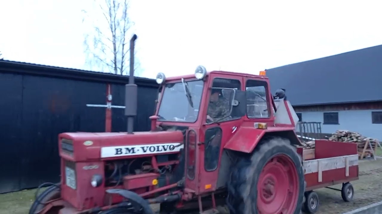 kör stockar med Volvo bm 600
