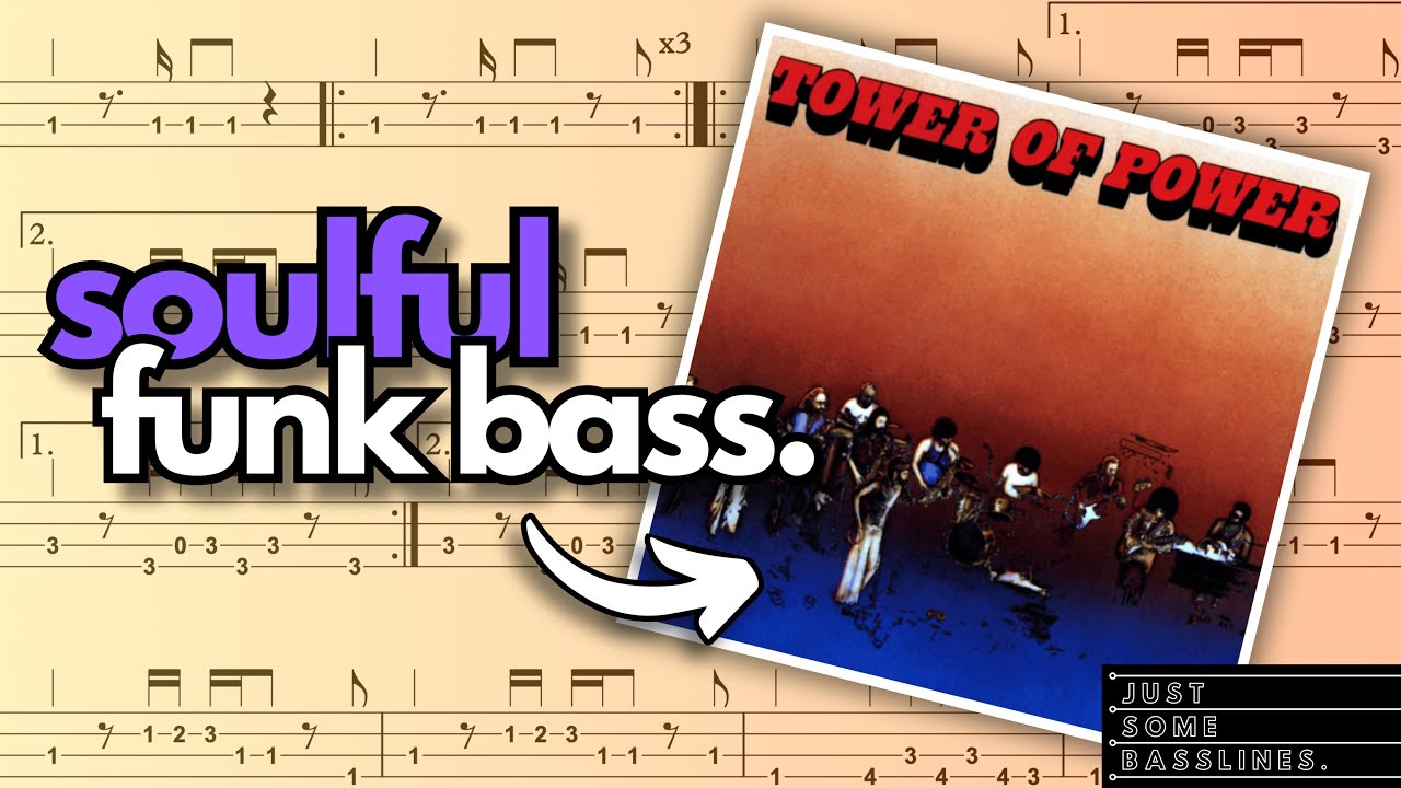 A MASTERCLASS in Soulful Funk | Tower of Power – So Very Hard To Go (Bass Cover + Tabs)