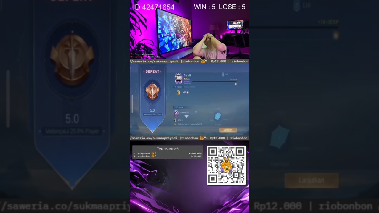 Live diganggu mahluk halus #mobilelegends #mlbb #sukiimoba