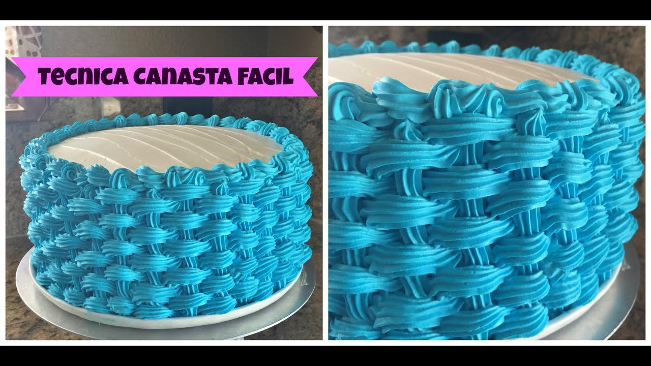 Tecnica Canasta En Un Pastel De Chantilly - Madelin's Cakes