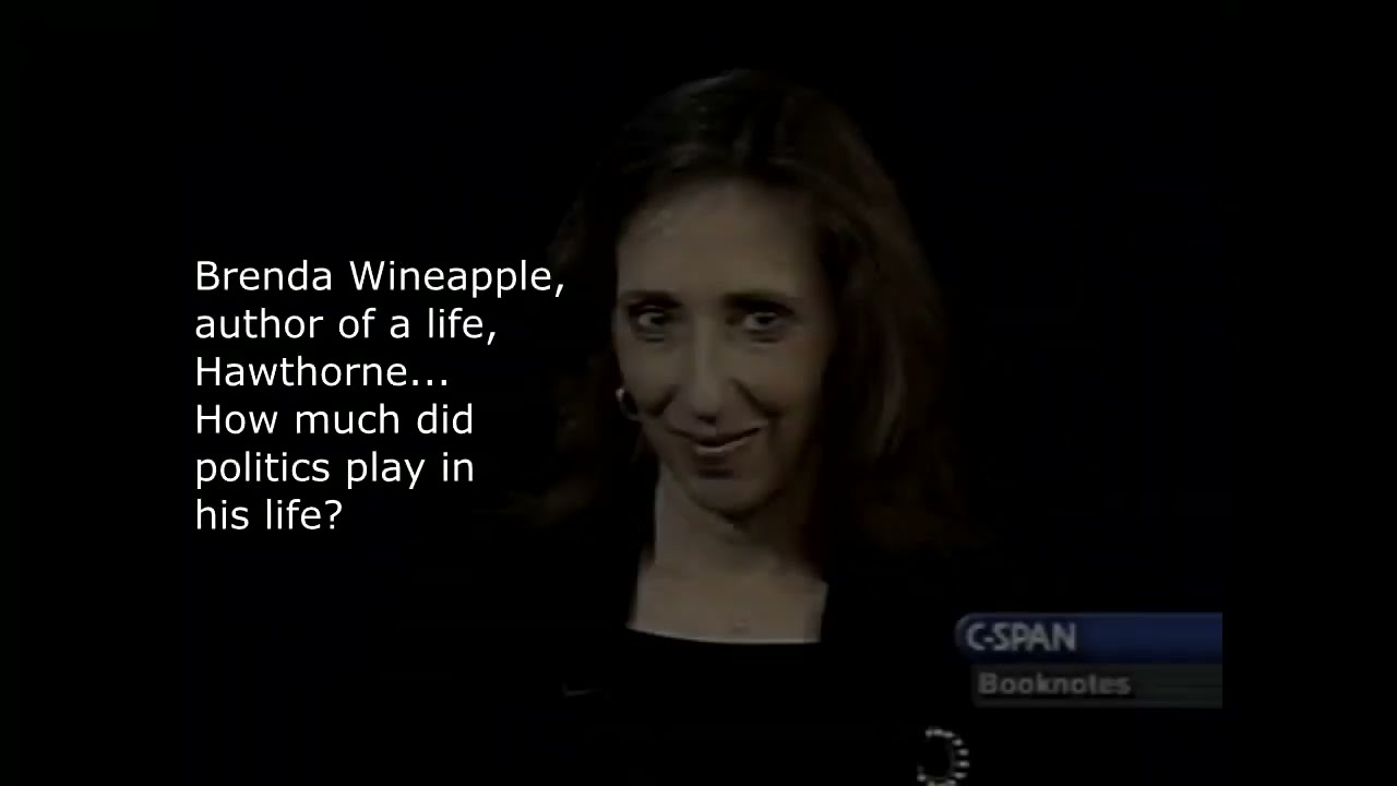 Unintentional ASMR   Brenda Wineapple   NO INTERVIEWER   Interview Biography Of Nathaniel Hawthorne