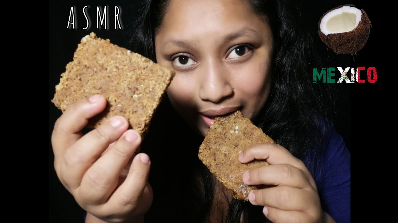 ASMR COMIENDO DULCE DE COCO 🌴🍥