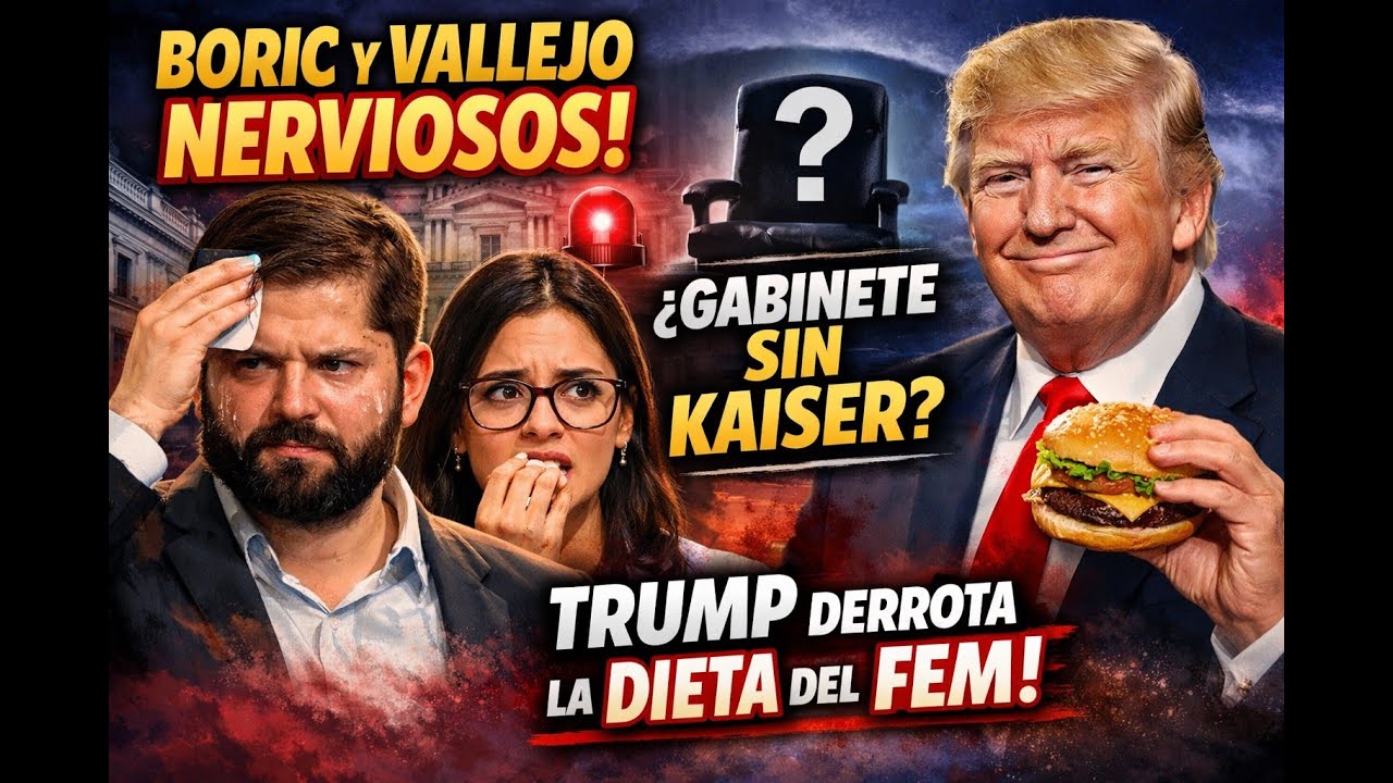 CLV en Vivo! Boric y Vallejo Nerviosos I Gabinete sin Kaiser? I Trump derrota la dieta del FEM