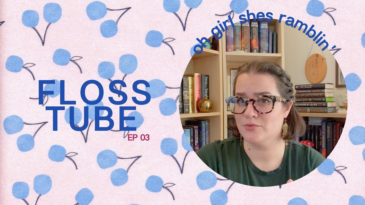 Flosstube, эпизод 3: WIPS, обновление бисерного дела и превращение в странного книжного Дракулу