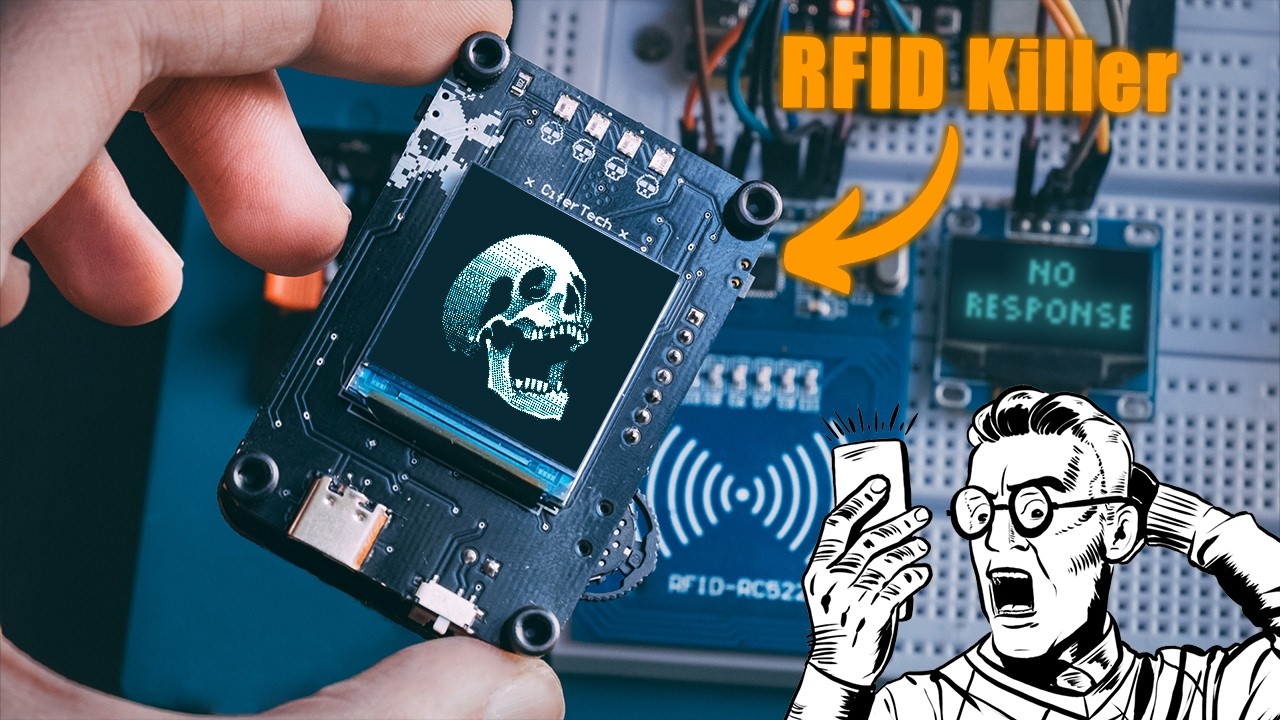 Я создал «разрушительный» RFID-технологию | Запутывает считыватели и уничтожает метки