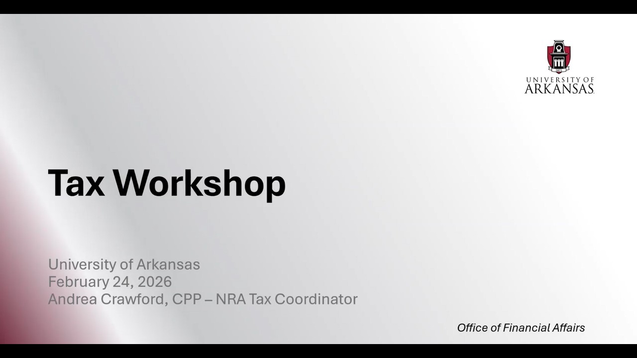 S26 Tax Workshop