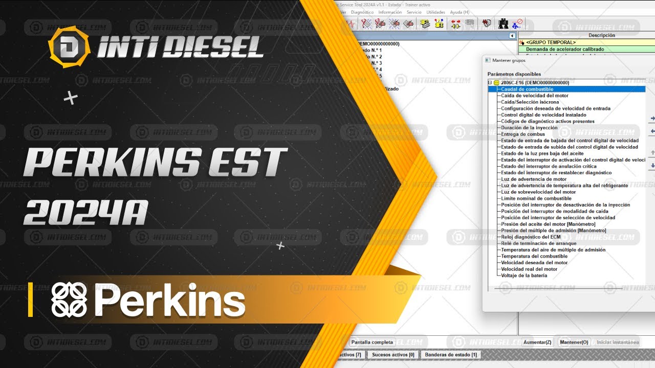 Activación de PERKINS EST 2024A