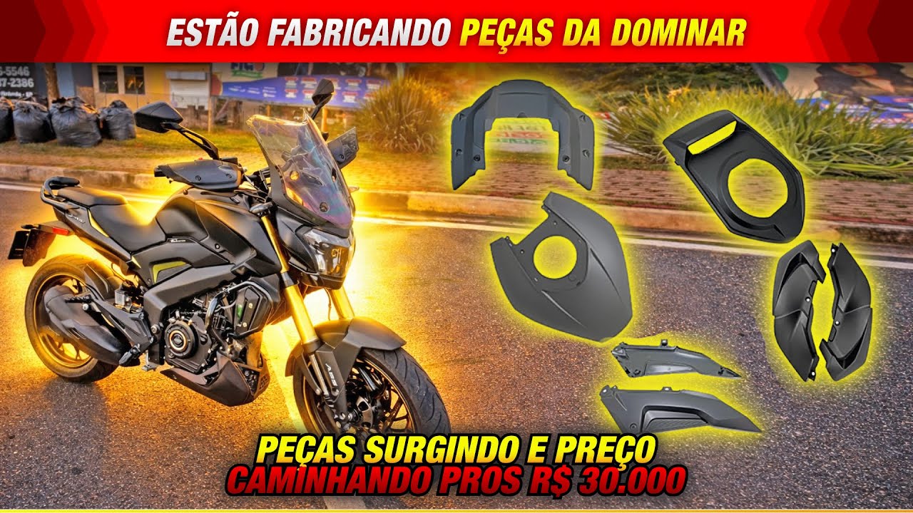 Peças da Dominar 400 já estão sendo fabricadas | VAI COMPRAR A SUA QUANDO TIVER CUSTANDO R$ 30.000?