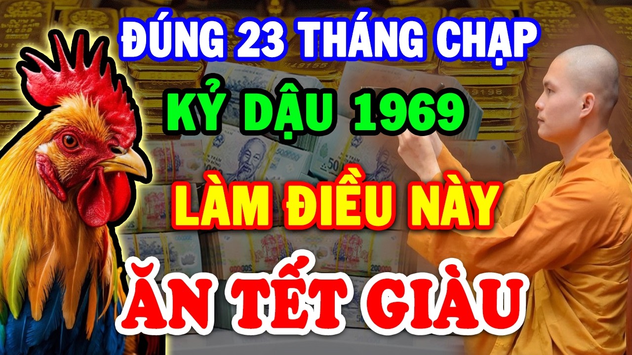 Xuất Hiện Điềm Báo Kỷ Dậu 1969 Lén Làm Điều Này TIỀN VỀ Ầm Ầm Đổi Đời Giàu To Đúng 23 Tết