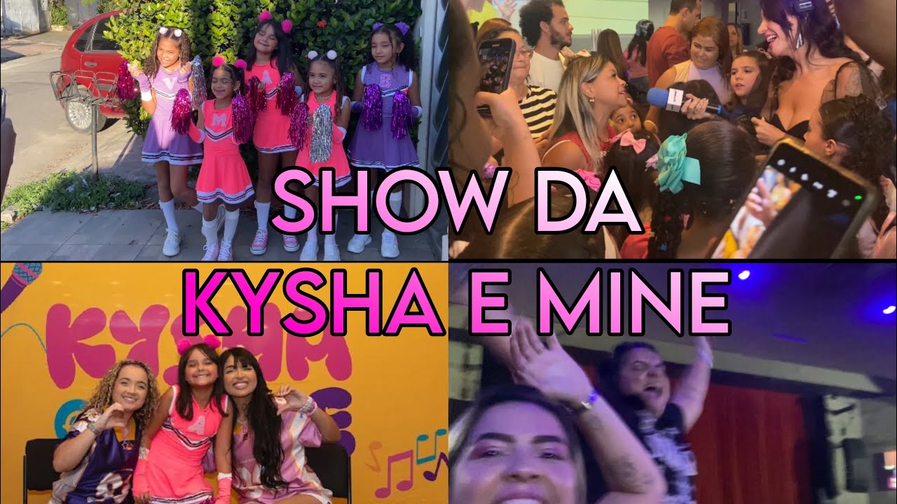 #vlog SHOW DA KYSHA E MINE/ VIVA RIO/ SONHO REALIZADO