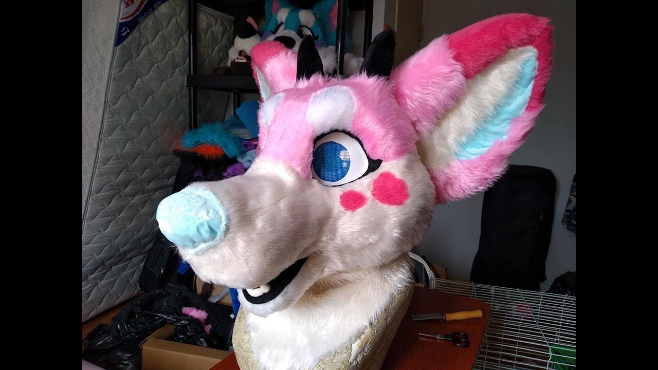 Fursuit Timelapse -Final- detalles y cuello