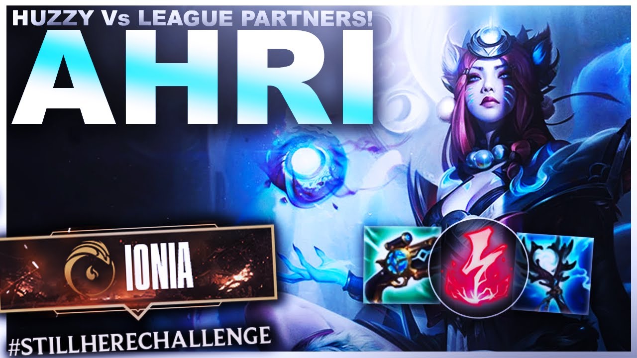 HUZZY Vs OTHER LEAGUE PARTNERS! AHRI! - #STILLHERECHALLENGE | League of Legends
