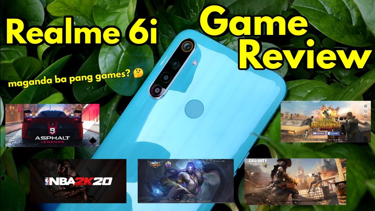 Realme 6i : Game Review (Asphalt 9, NBA2K20, Mobile Legends, Call of Duty, PUBG) Tagalog