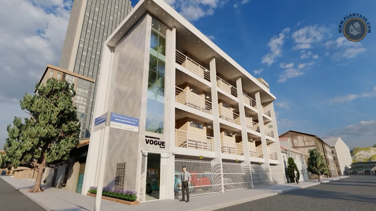 PROJETO 12 KITNET apartamento studio compacto para investir em terreno de esquina