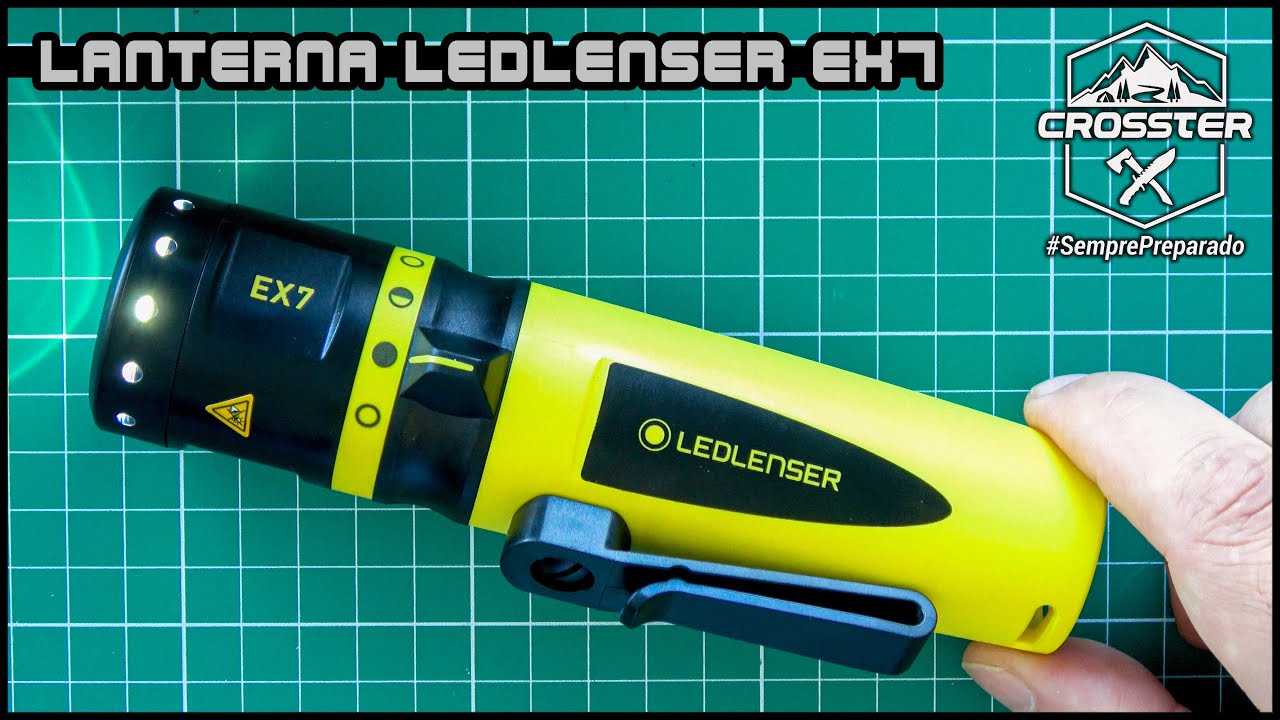 Lanterna anti-explosão? Conheça a Ledlenser EX7 (500836) ATEX - #UnboxingCrosster