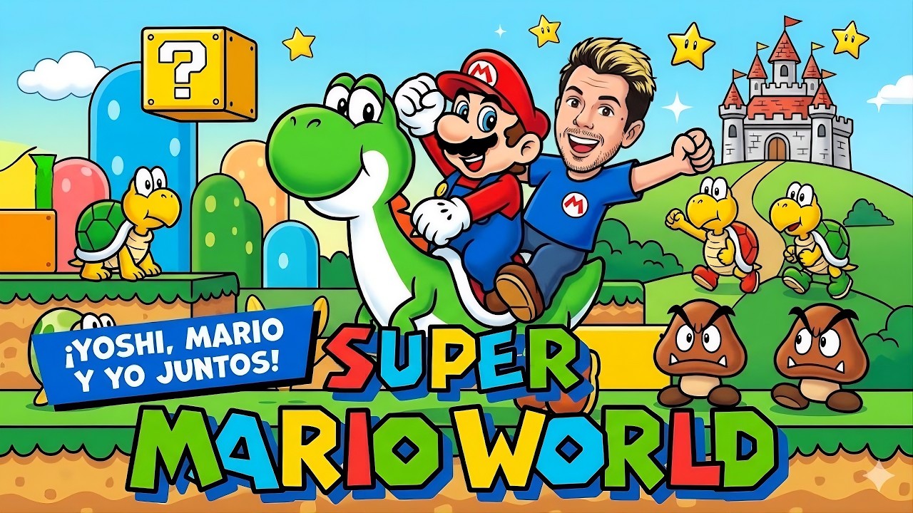 Super Mario World LONGPLAY🍄 | Full Game Walkthrough | SNES | Español