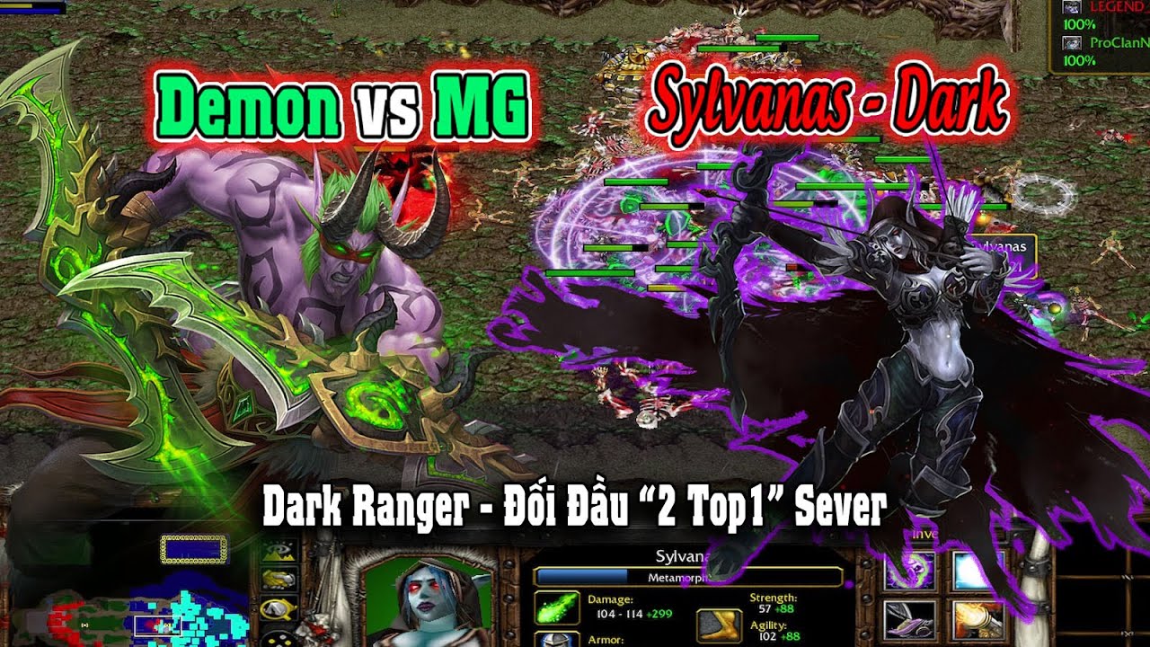 Dark Ranger - ĐỐi đầu với Cặp Đôi Huyền Thoại Demon Mal'ganis.