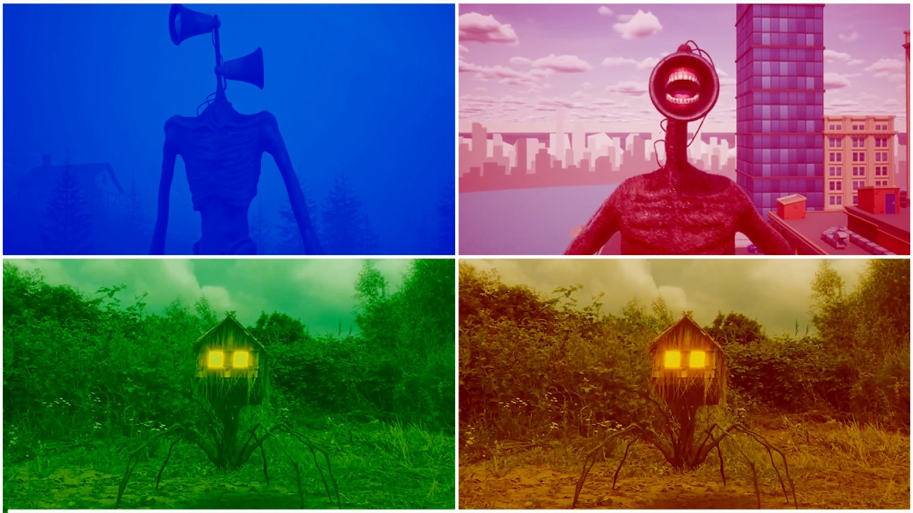 Siren Head Hause Head Megamix MegaBattle #4