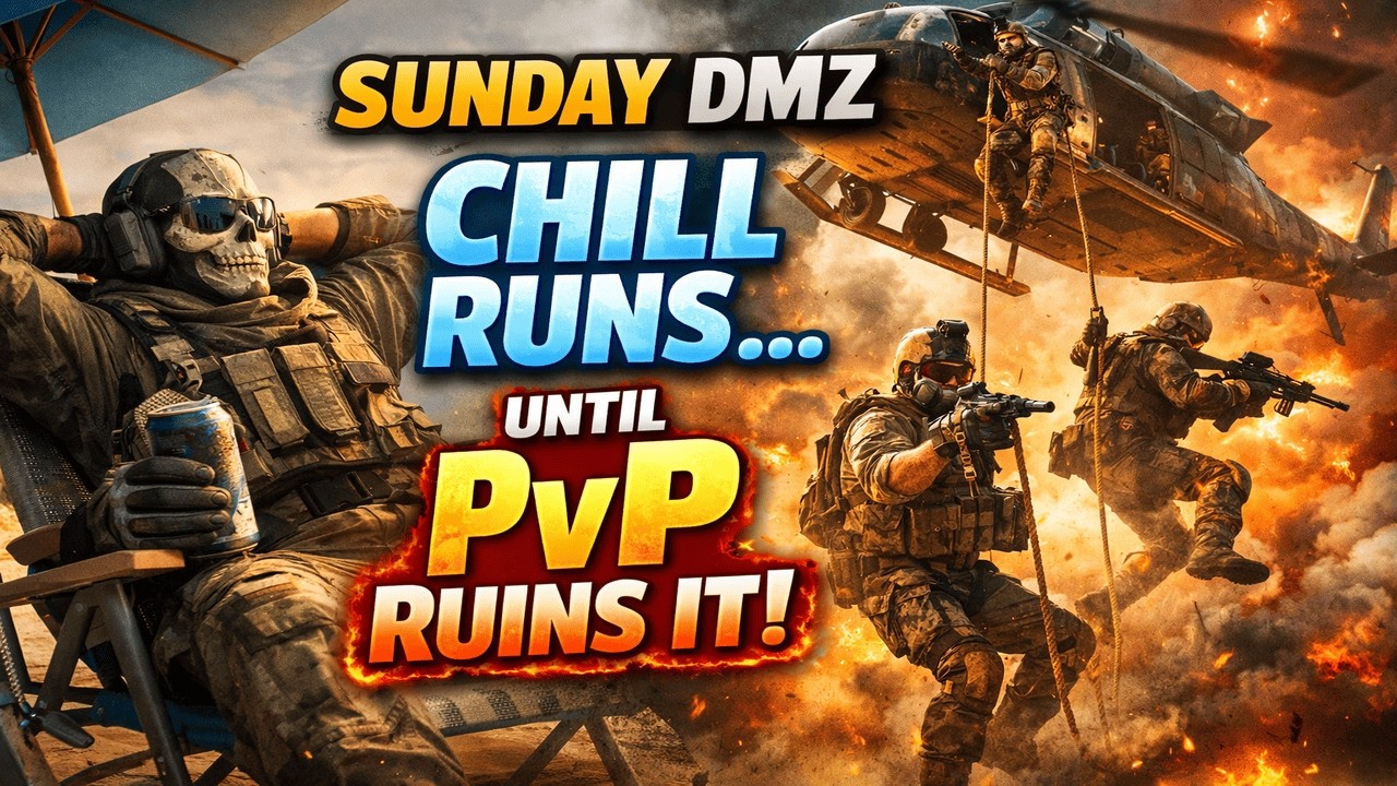 Live Now: 😎 Sunday DMZ | Chill Runs… Until PvP Ruins It!!!! On our way to 400 Subs!