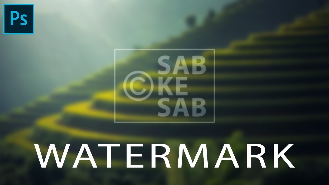 How to Make Watermark in Photoshop in Hindi | Watermark in Photoshop | Watermark Photoshop