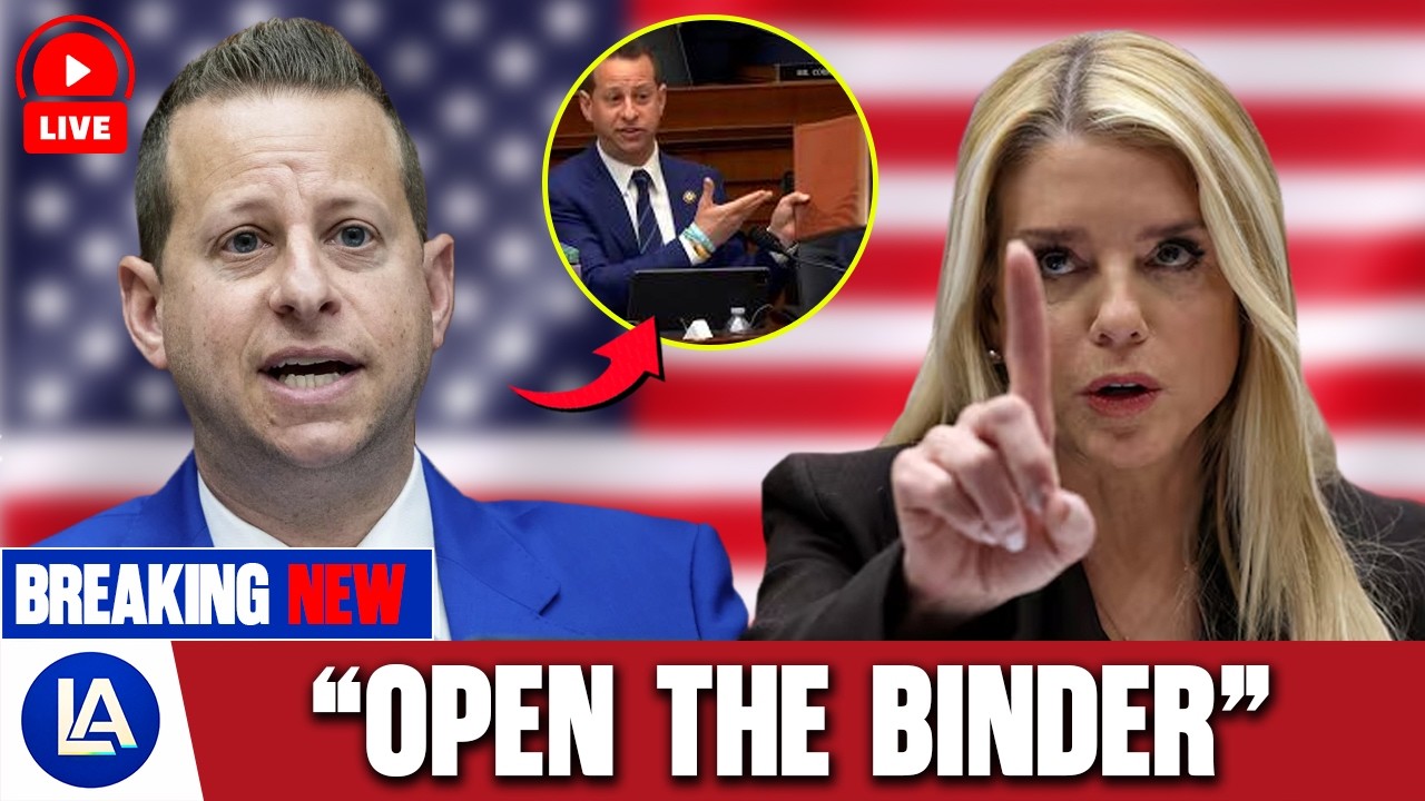 Jared Moskowitz CONFRONTS Pam Bondi Over Epstein Files — The Binder That Stayed Closed
