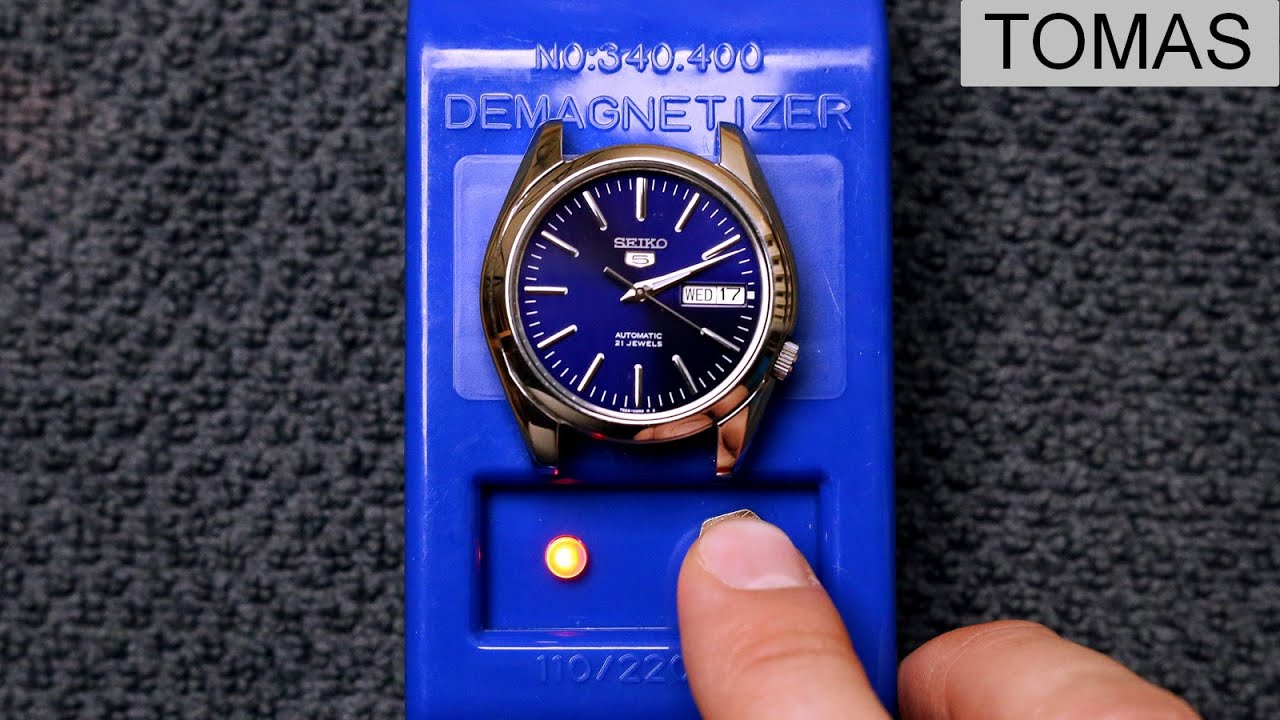 Demagnetizing Seiko 5. WARNING - no happy ending!