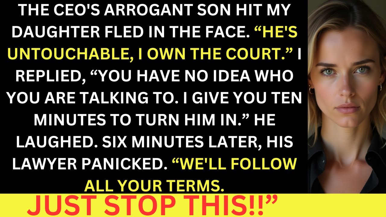 After Hitting My Daughter The CEO And His Son Thought They Were Untouchable, But He Had No Idea...