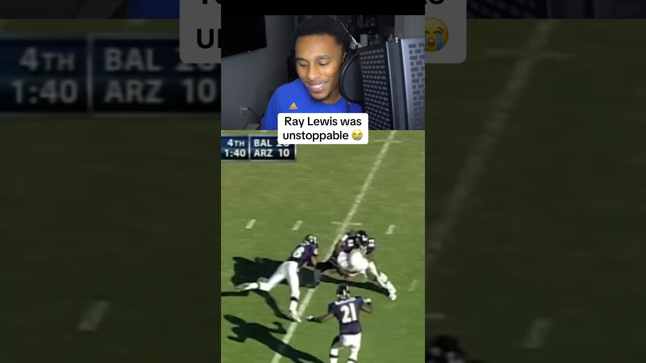 Ray Lewis invented the Hit Stick 😭 