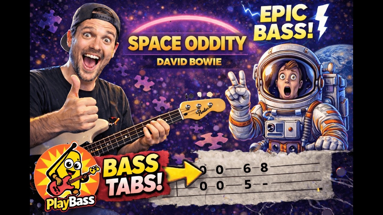 Space Oddity – David Bowie (No Bass + Tabs)