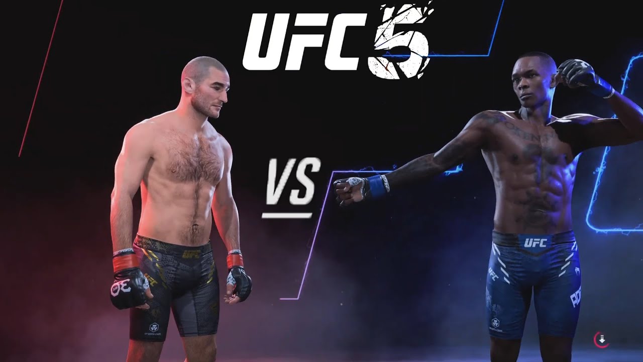 Sean Strickland vs Israel Adesanya 2 - CPU vs CPU - UFC 5