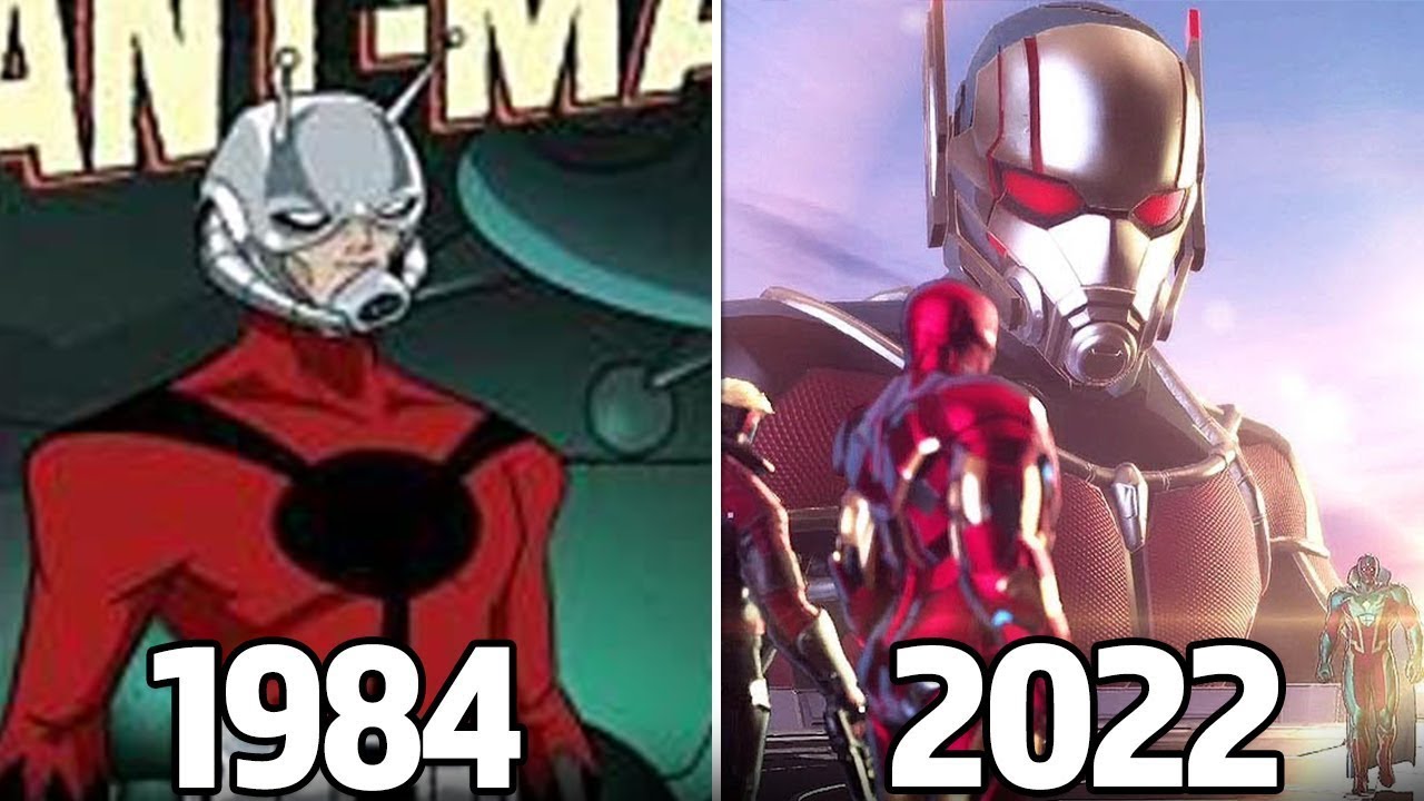 Evolution of Ant Man Games 1984 2022