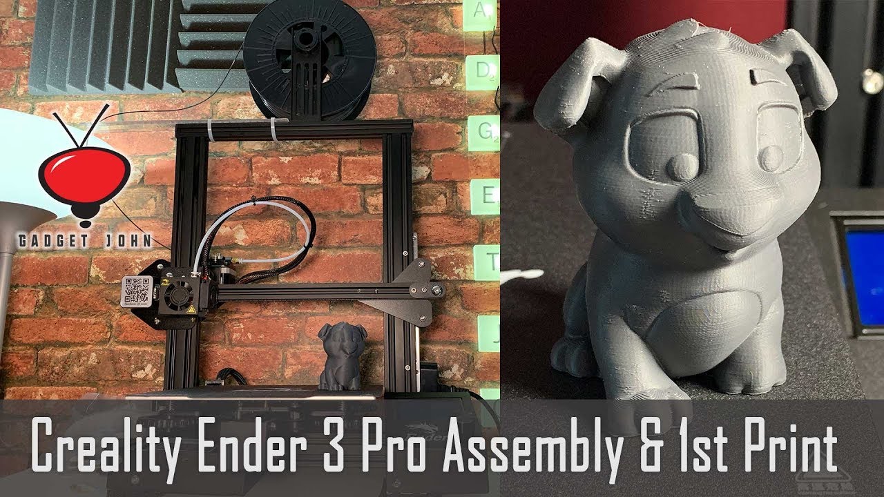 Creality Ender 3 Pro assembly & First Print