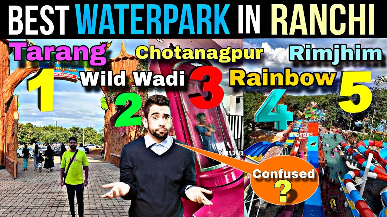Top 5 Best WaterPark in Ranchi| Price | Distance|Rides 🤔 कहां जाए?Wild Wadi (Locker/Costume FREE)