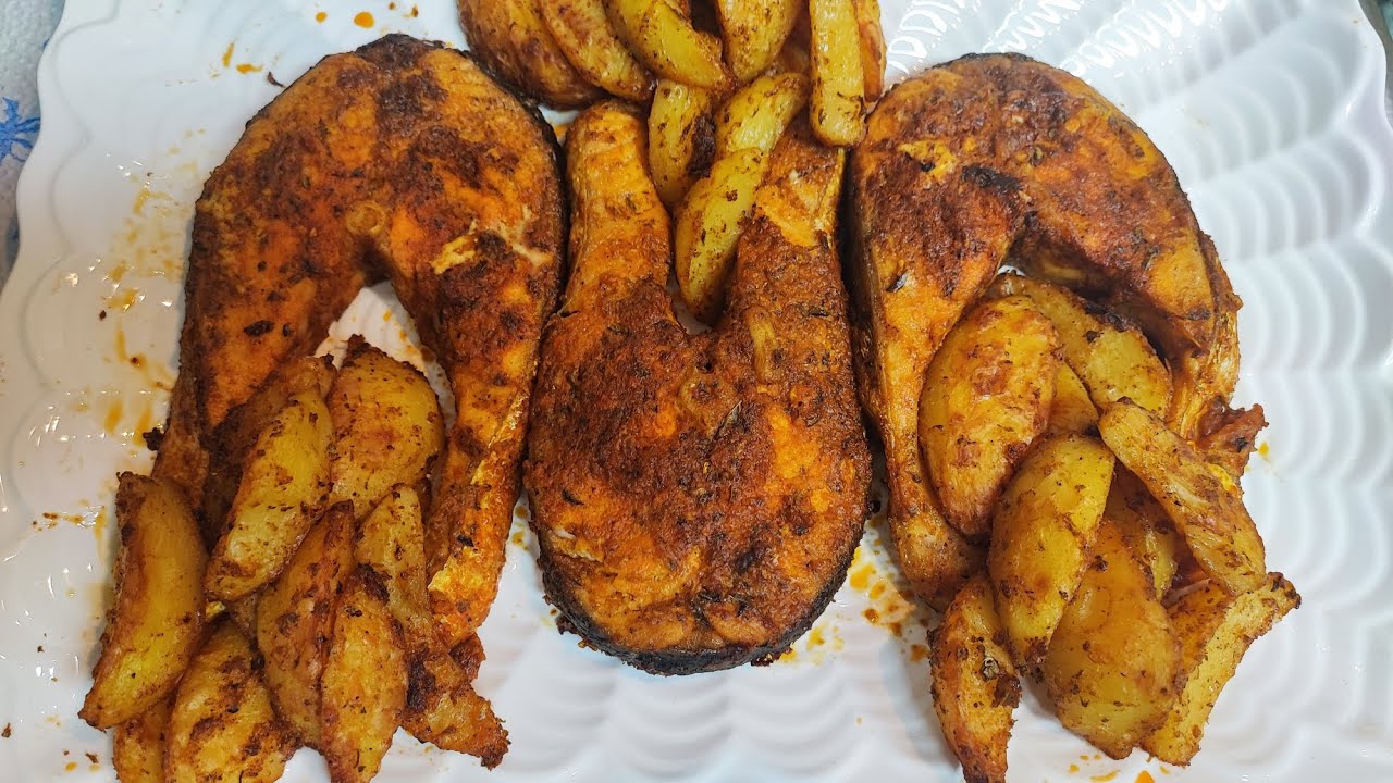 طريقه تحضير السمك السلمون😋