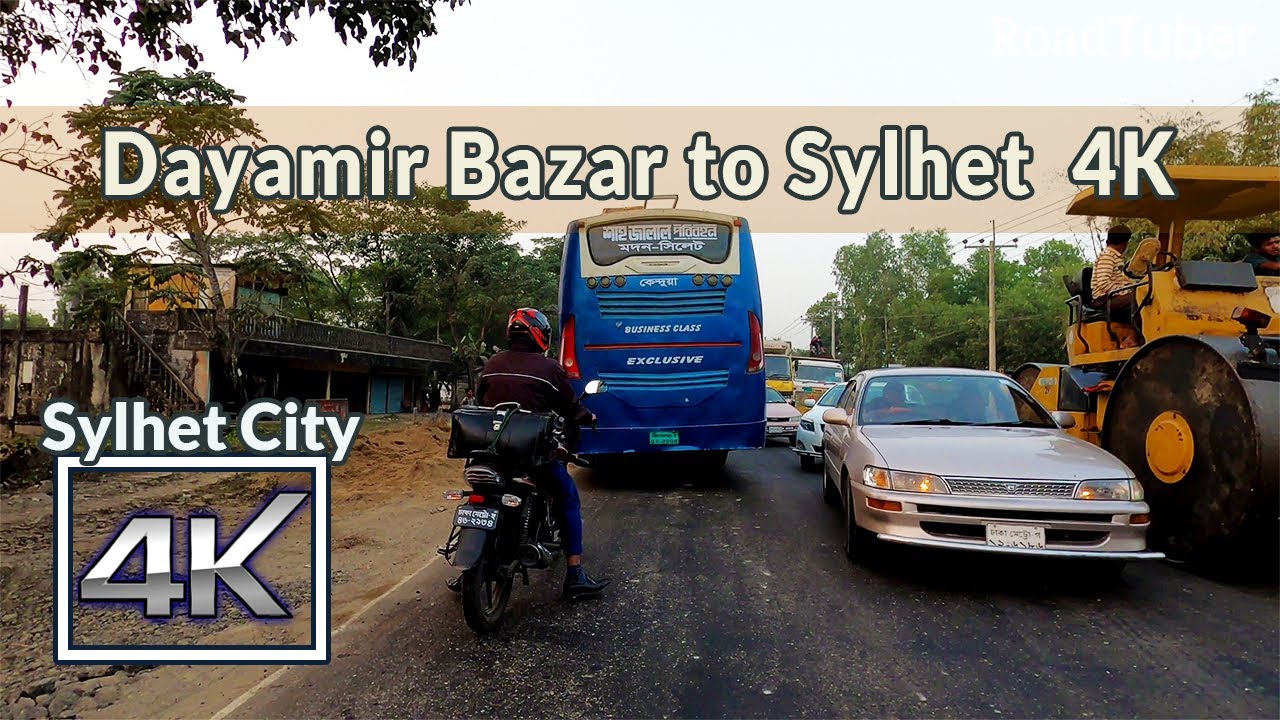 Sylhet Dayamir Bazar To Sylhet Subhanighat 4K | Evening Scenic Drive | Road Tuber