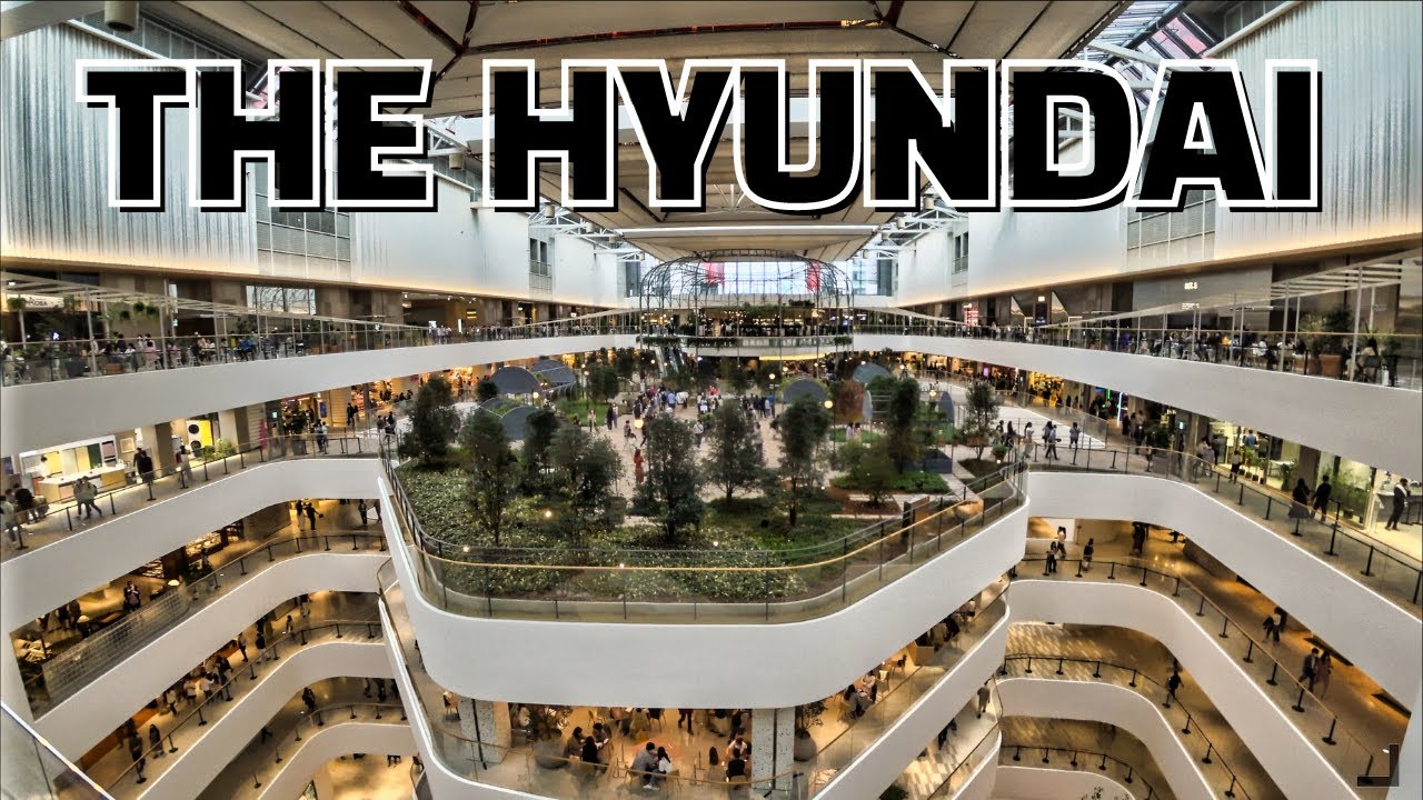 🖤 THE HYUNDAI SEOUL 더 현대 서울 여의도: Biggest luxury Shopping Mall in South Korea ! 🇰🇷4k | Seoul, Korea 🖤